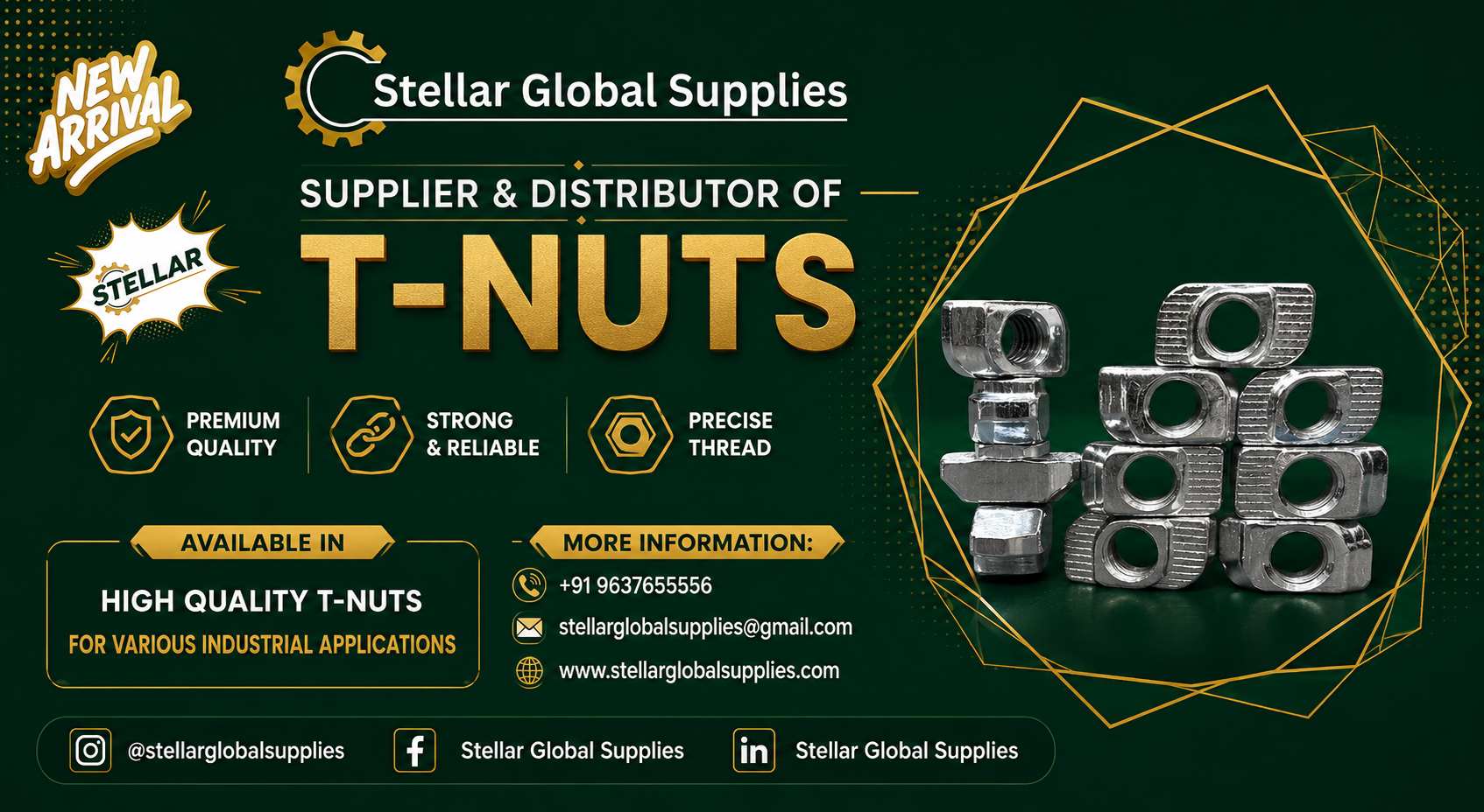 T-Nuts – industrial fastener